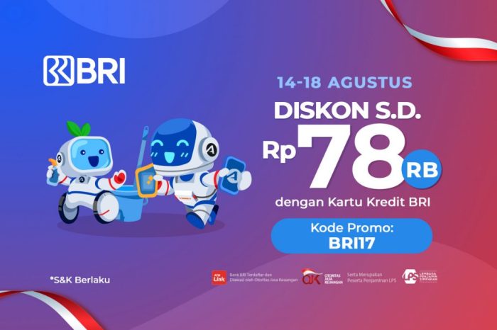 Promo dan diskon menarik HUT BRI ke-129 tahun 2024