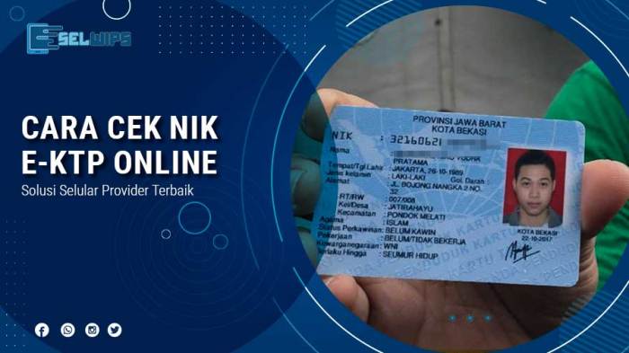 Cara cek NIK KTP online dan syarat pembuatan KTP baru