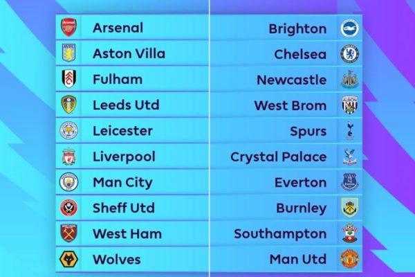 Jadwal lengkap siaran langsung pertandingan Premier League pekan ini