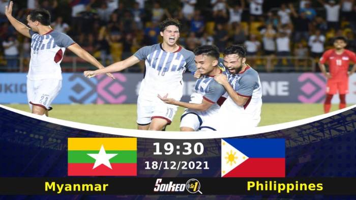 Hasil pertandingan dan analisis Filipina vs Myanmar Piala AFF